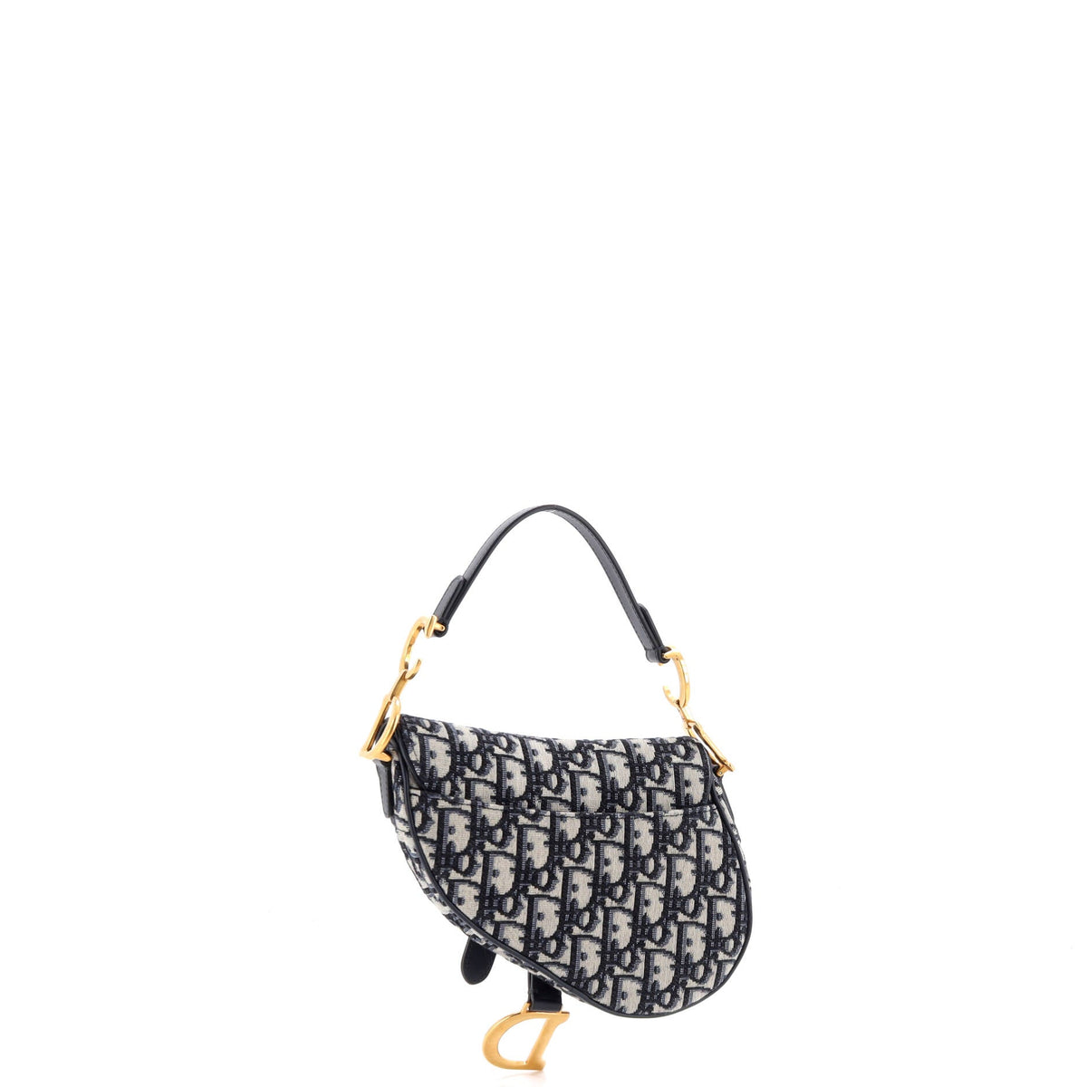 Saddle Handbag Oblique Canvas Mini