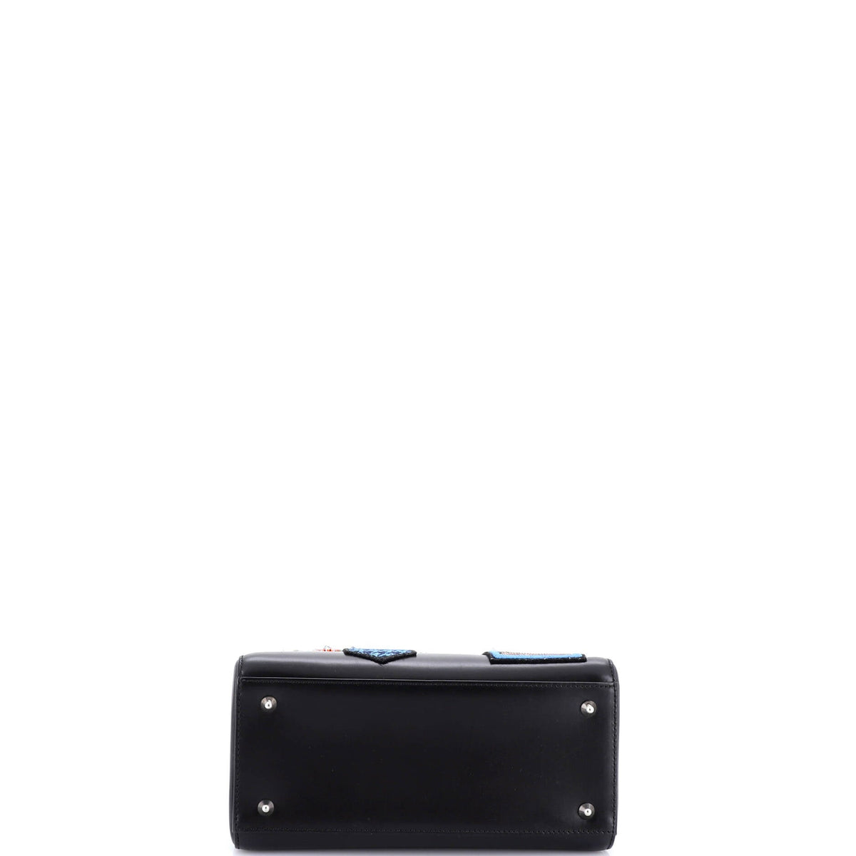 Lady Dior Bag Patch Embellished Leather Medium