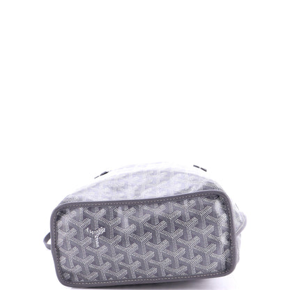 Anjou Reversible Tote Coated Canvas Mini
