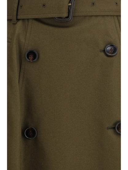 Midi Trench Skirt Juniper