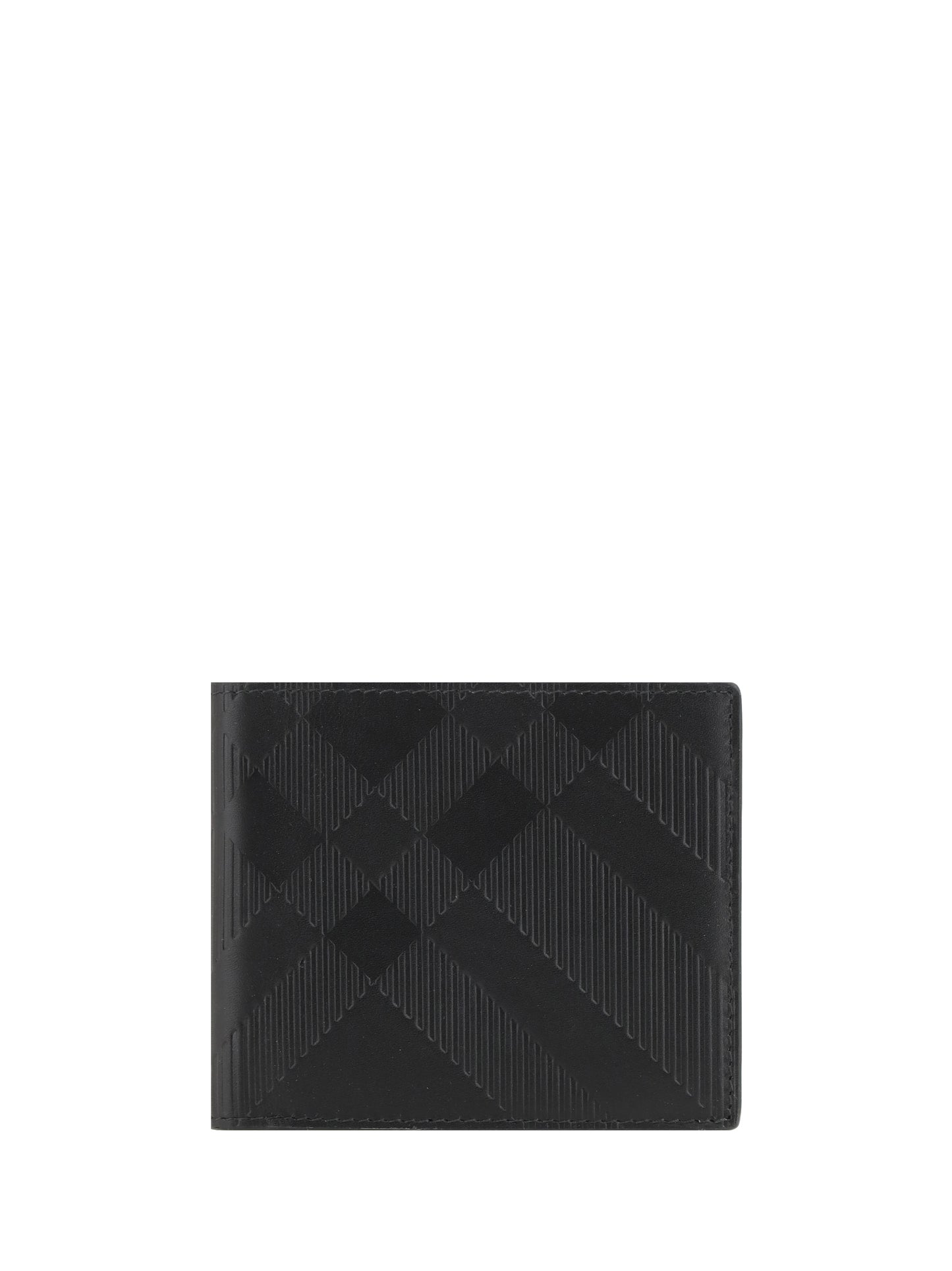 Bifold Wallet Black Calf Leather