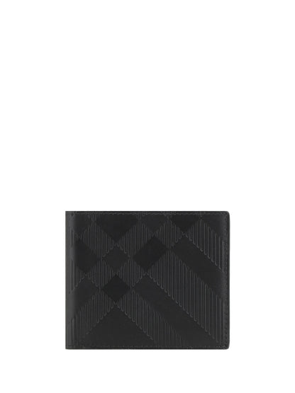 Bifold Wallet Black Calf Leather