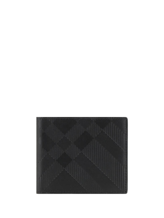 Bifold Wallet Black Calf Leather