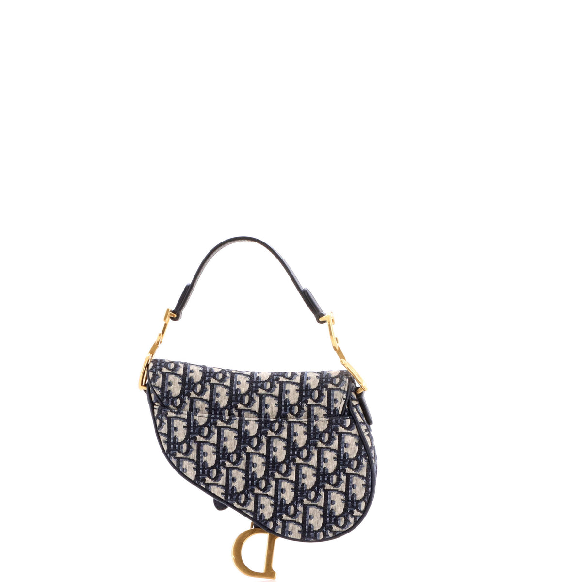 Saddle Handbag Oblique Canvas Mini