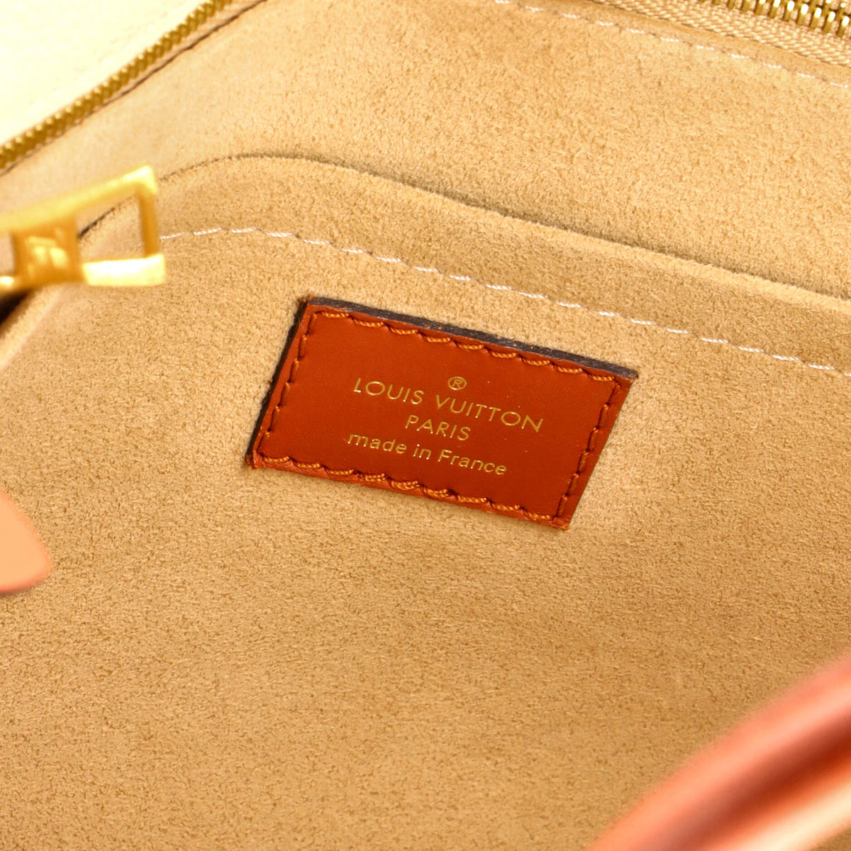 On My Side Tote Monogram Tuffetage Leather MM