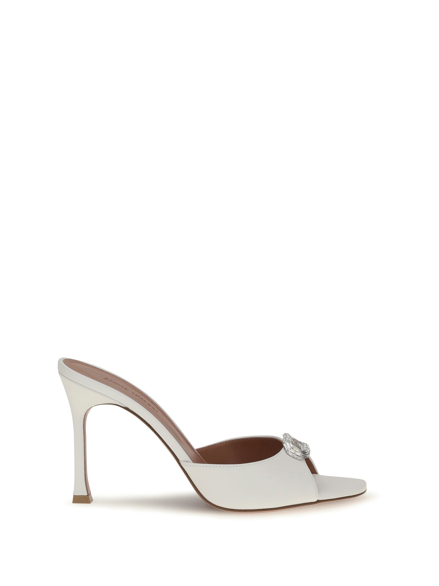Mule Sandals Camelia White