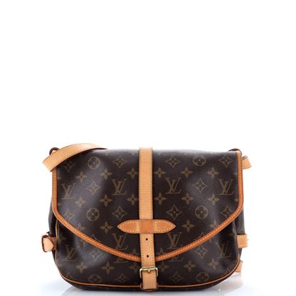 Saumur Handbag Monogram Canvas 30