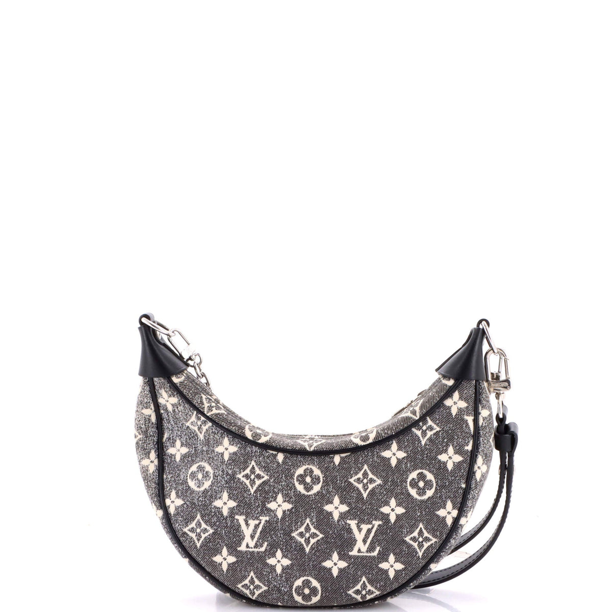 Loop Handbag Monogram Jacquard Denim