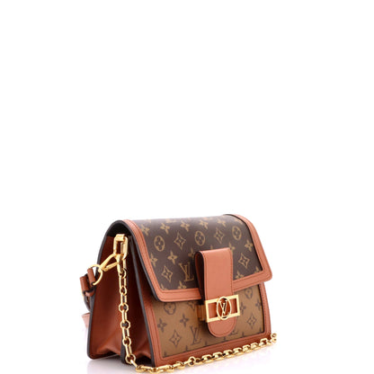 Dauphine Shoulder Bag Reverse Monogram Canvas MM