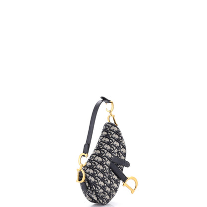 Saddle Handbag Oblique Canvas Mini