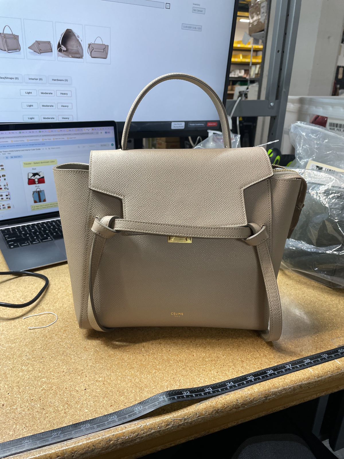 Belt Bag Textured Leather Micro