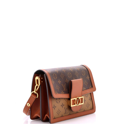 Dauphine Shoulder Bag Reverse Monogram Canvas MM