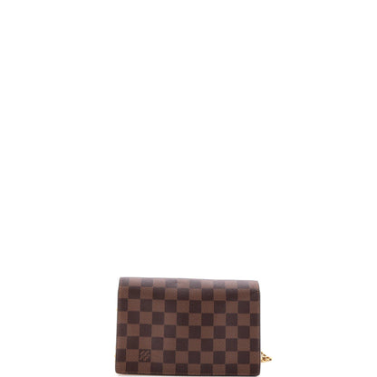 Vavin Chain Wallet NM Damier with Leather
