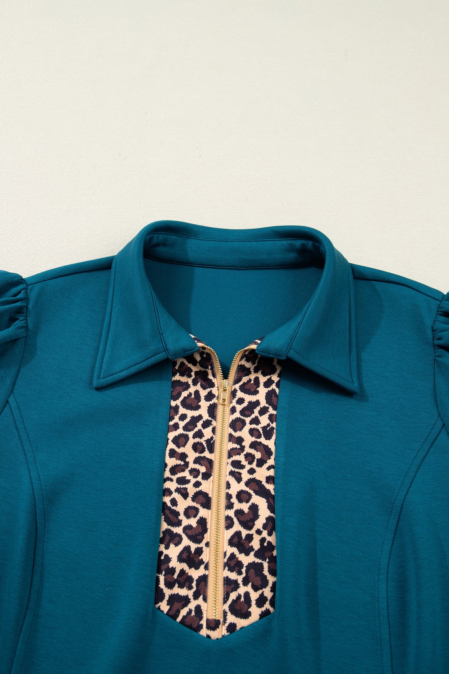 Threaded Pear Keily Zip Collared Mini PLUS Dress