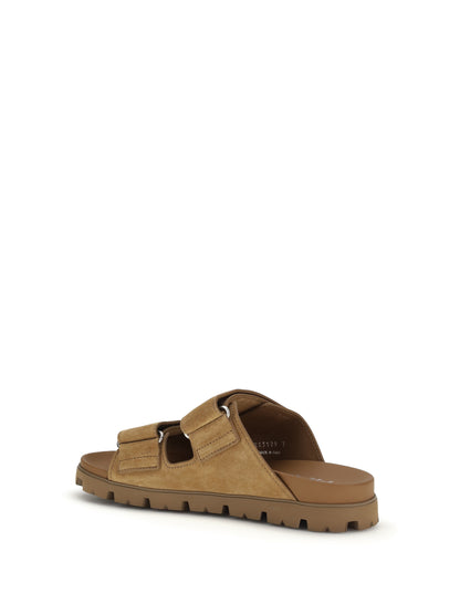 Sandals Suede Cinnamon