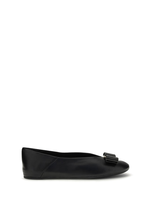 Ballerina Flats Vara Bow Black
