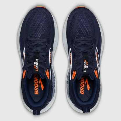 Brooks Glycerin GTS 22 12 Men's Sneakers — Peacoat/Blue Running