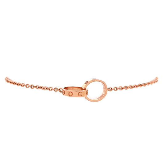 Love Interlocking Bracelet 18K Rose Gold