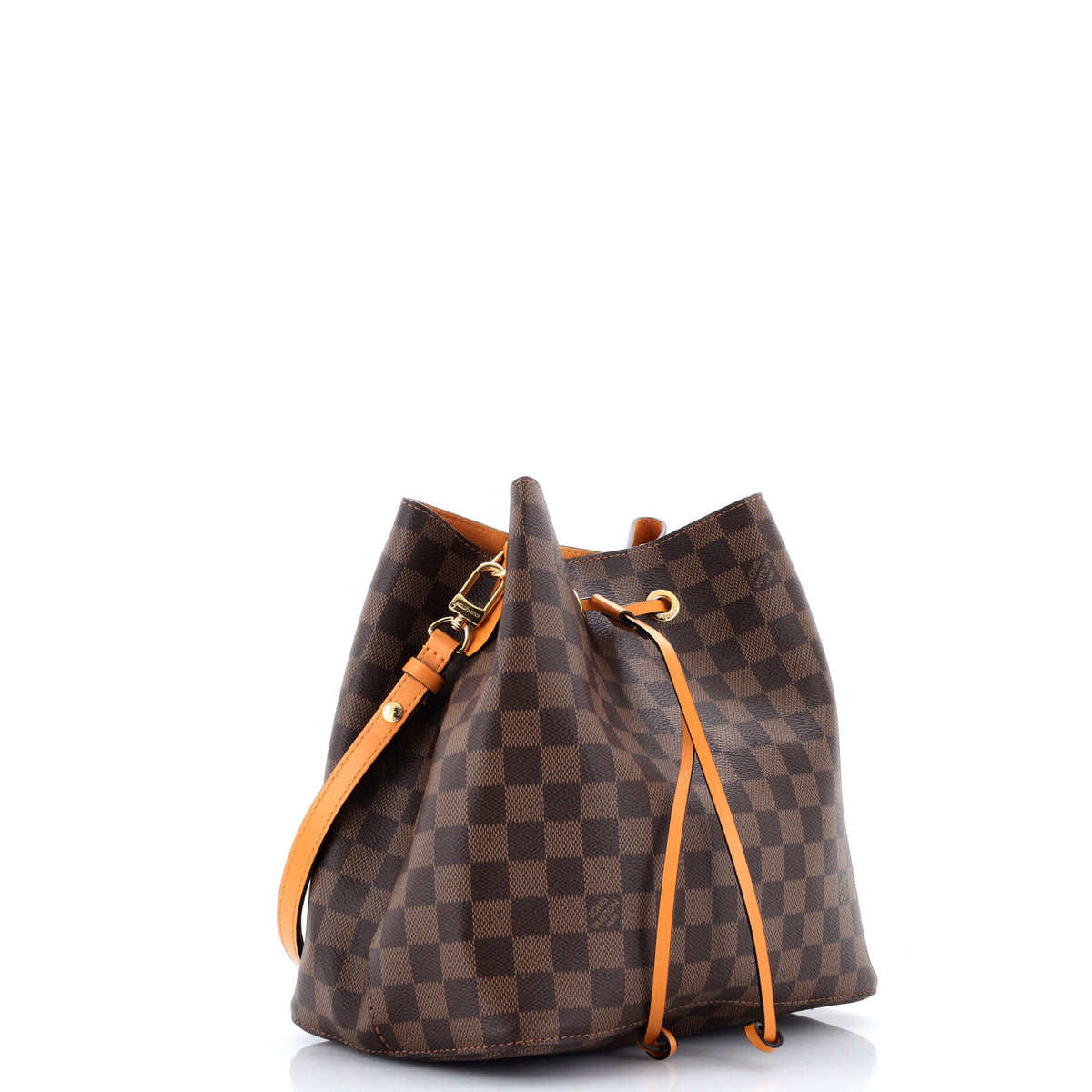 NeoNoe Handbag Damier with Leather MM