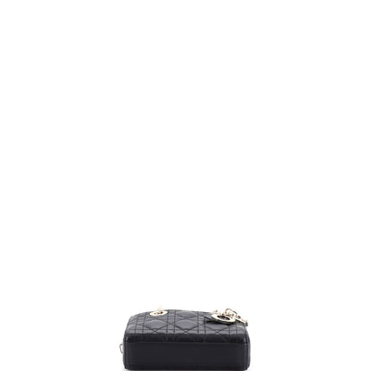 Lady D-Joy Bag Cannage Quilt Lambskin Micro