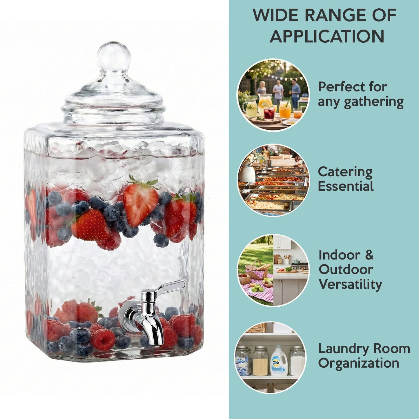 Jay Companies Homestead Beverage Dispenser 2.5 Gal