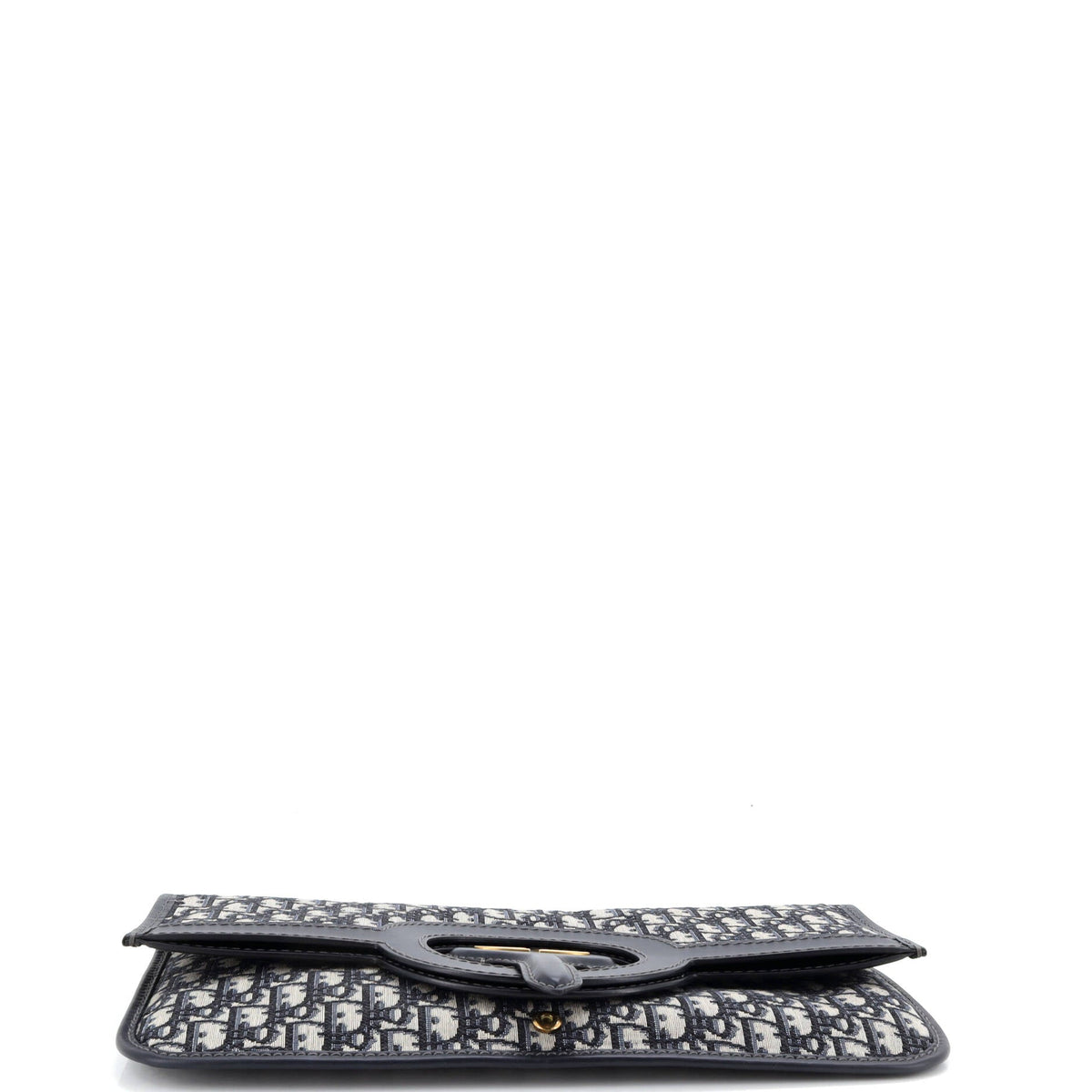 Fold Over Clutch Oblique Canvas
