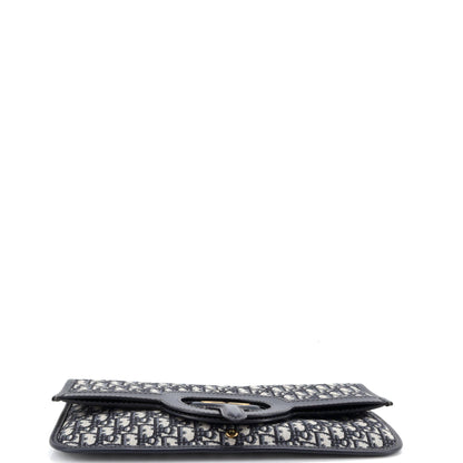 Fold Over Clutch Oblique Canvas