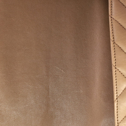 Classic Monogram College Bag Matelasse Chevron Leather Medium