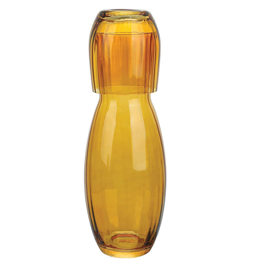 Jay Companies Amber Bedside Carafe 2-Piece Set