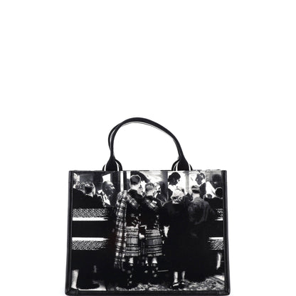 Book Tote Embroidered Canvas Medium