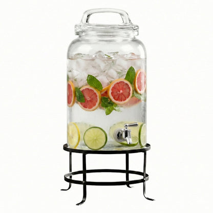 Jay Companies Ferris Glass Beverage Dispenser 2.7 Gal