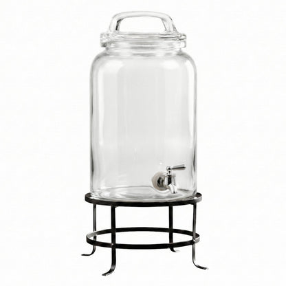 Jay Companies Ferris Glass Beverage Dispenser 2.7 Gal