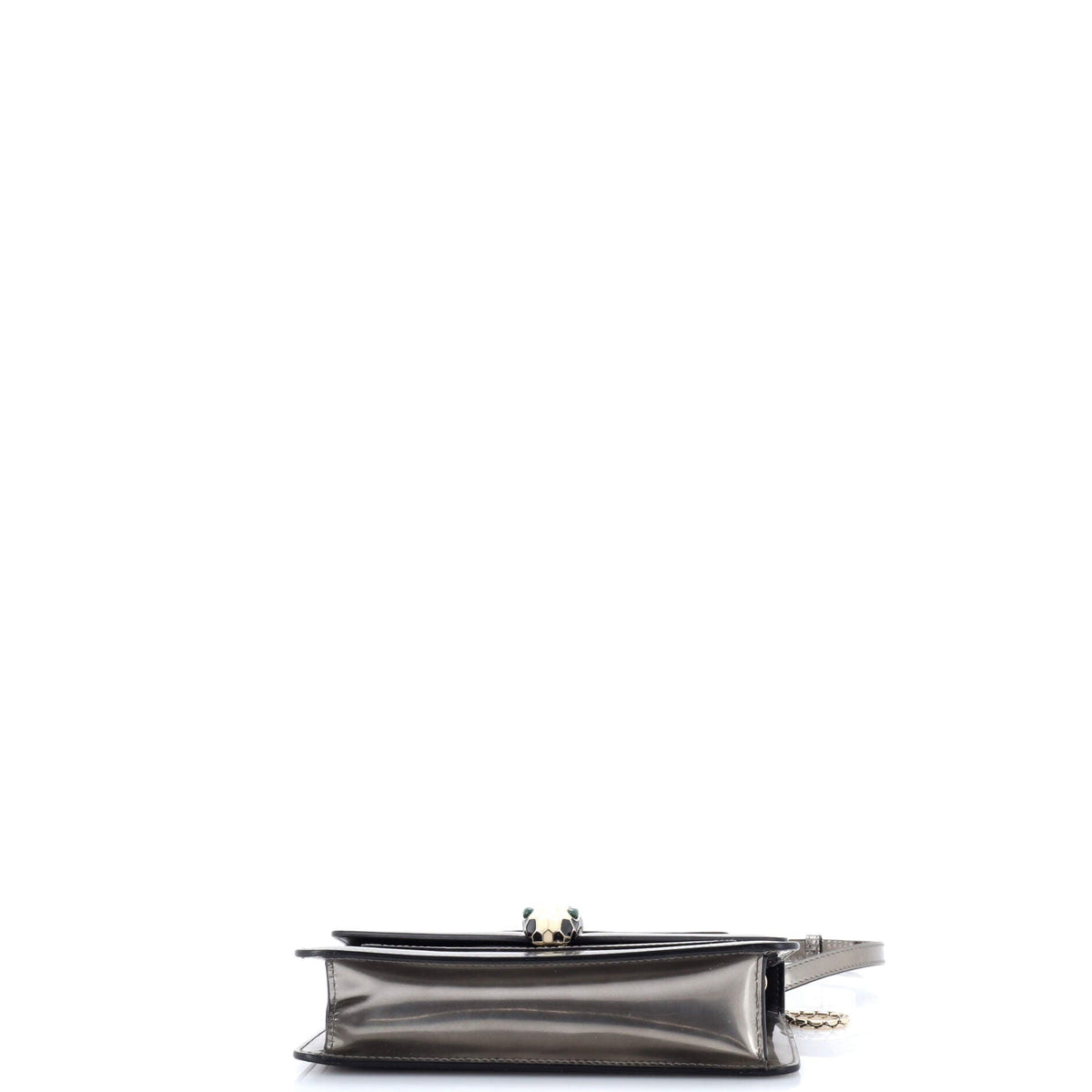 Serpenti Forever Shoulder Bag Metallic Leather Small