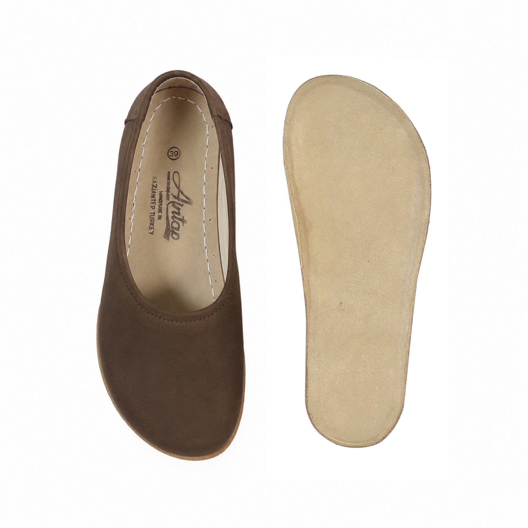 Dark brown-