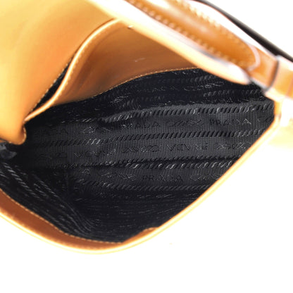 Cleo Flap Shoulder Bag Spazzolato Leather Large