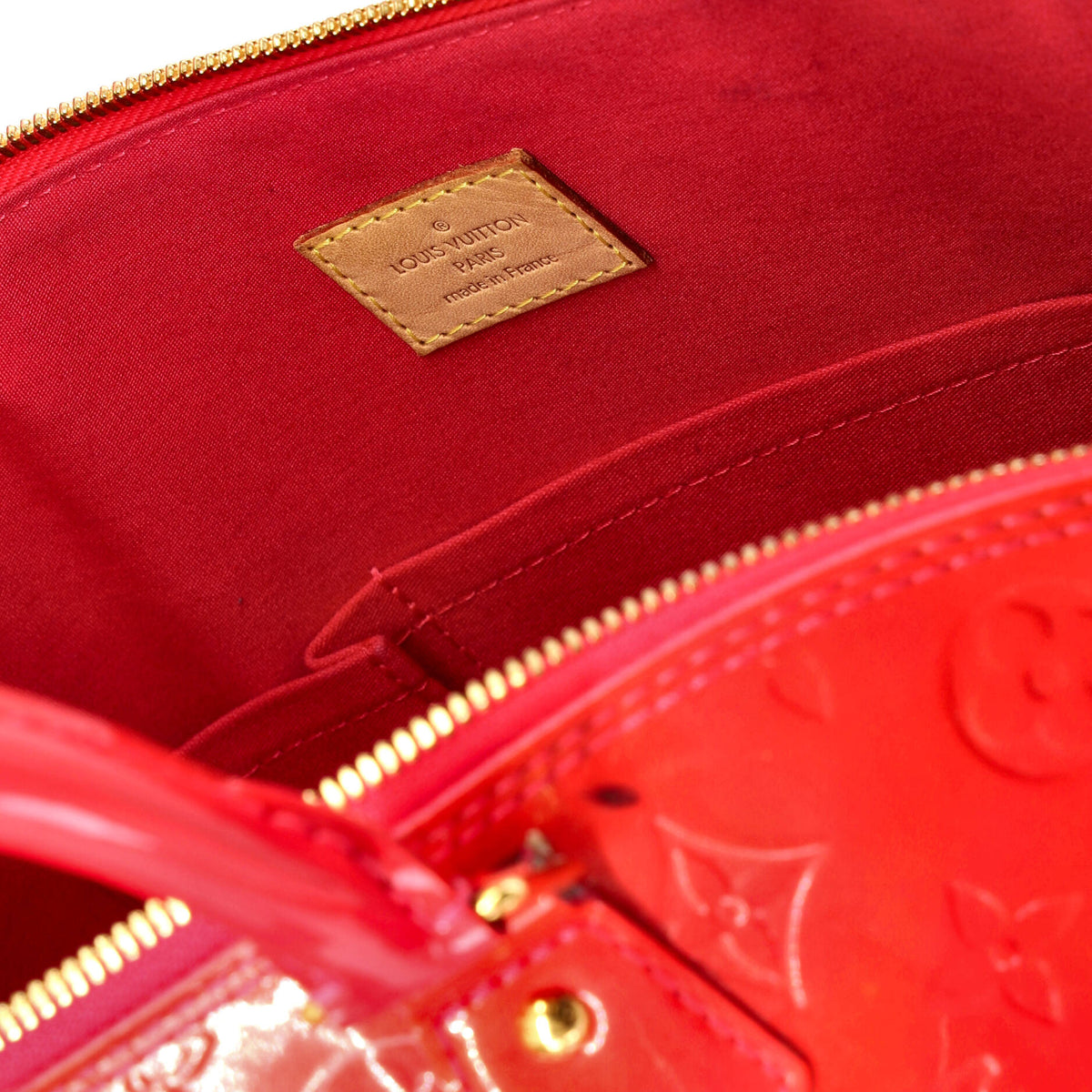Alma Handbag Monogram Vernis GM