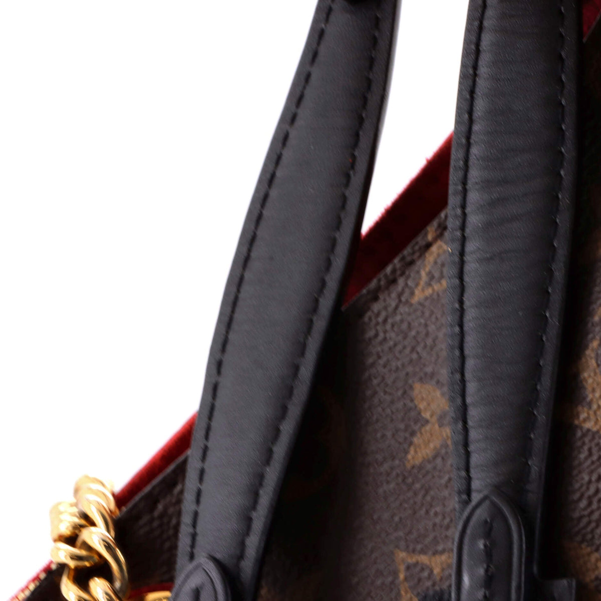 Surene Handbag Monogram Canvas with Leather BB
