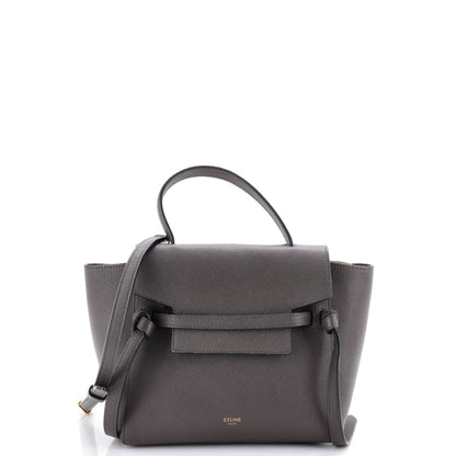 Belt Bag Textured Leather Nano