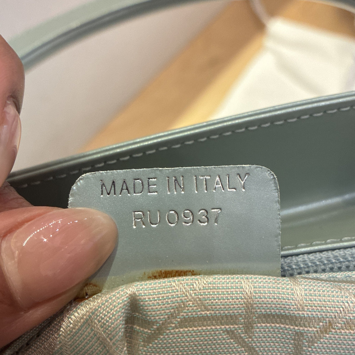 Lady Dior Bag Patent Medium