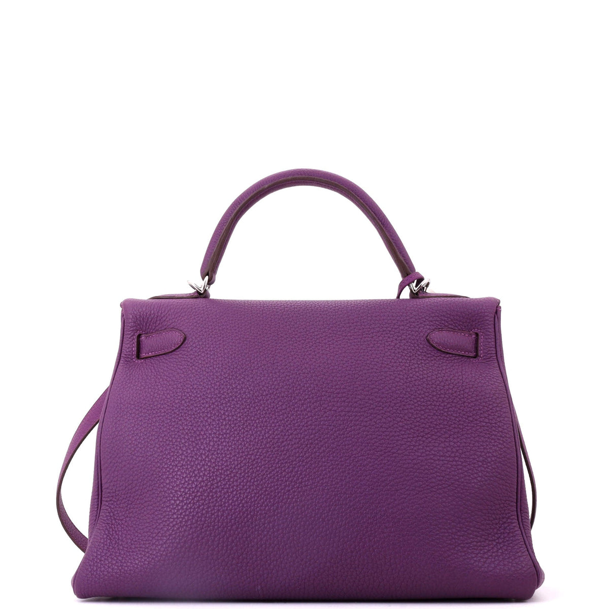 Kelly Handbag Anemone Togo with Palladium Hardware 32