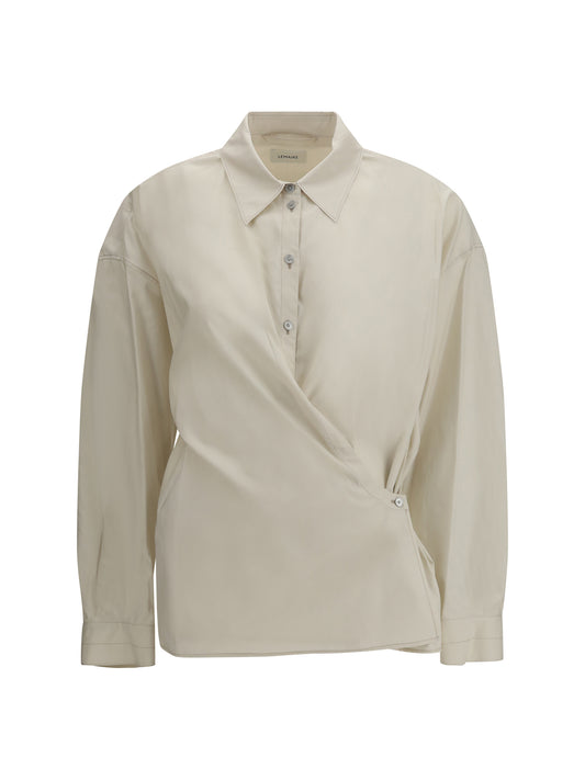 Shirt Cotton-Blend Light Cream