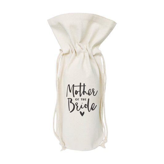 The Cotton and Canvas Co. Mother of the Bride Canvas Wine Bag