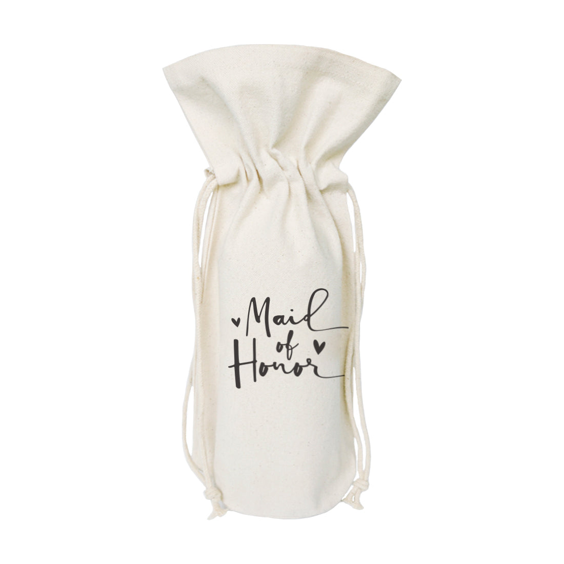The Cotton and Canvas Co. Maid of Honor Cotton Canvas Wine Bag