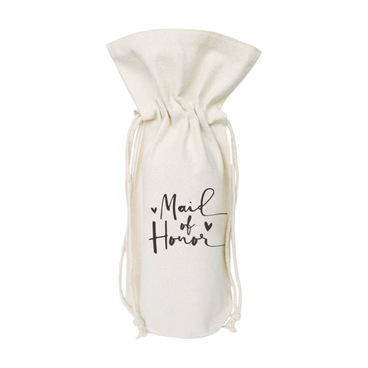 The Cotton and Canvas Co. Maid of Honor Cotton Canvas Wine Bag