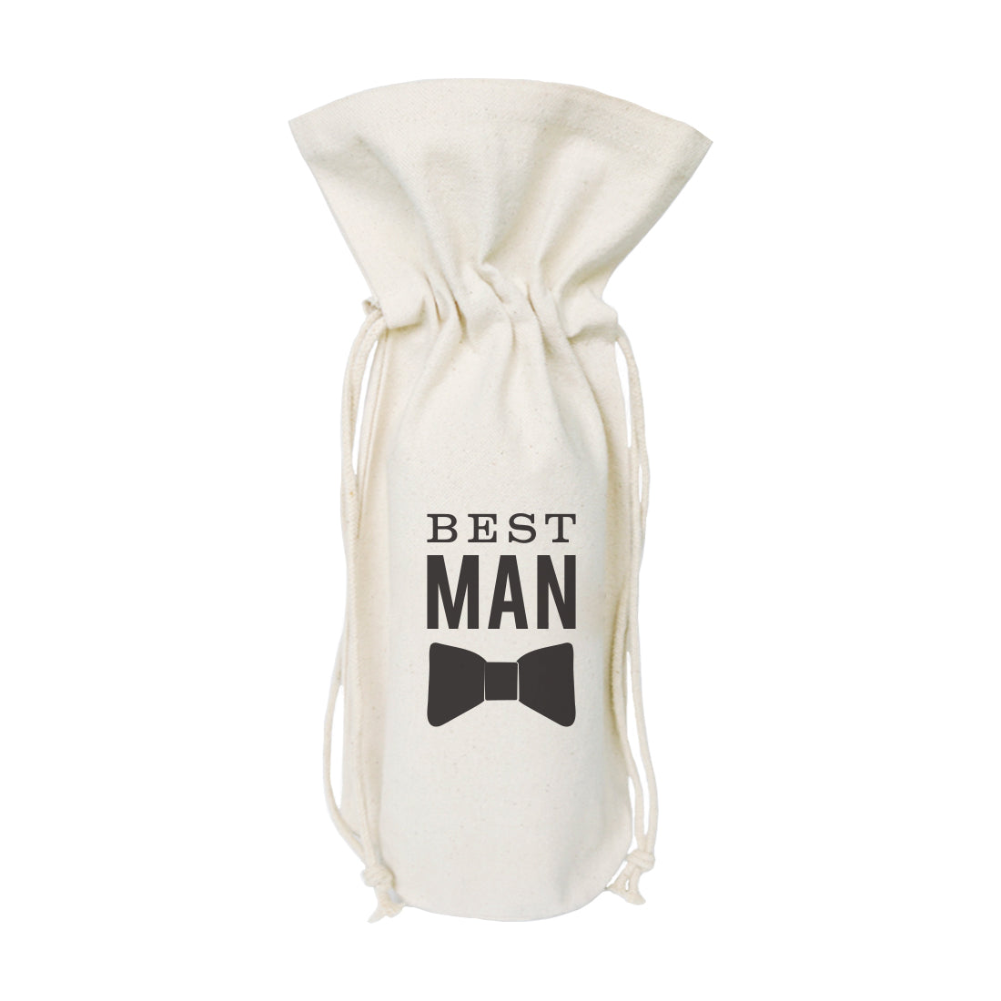 The Cotton and Canvas Co. Best Man Cotton Canvas Wine Bag