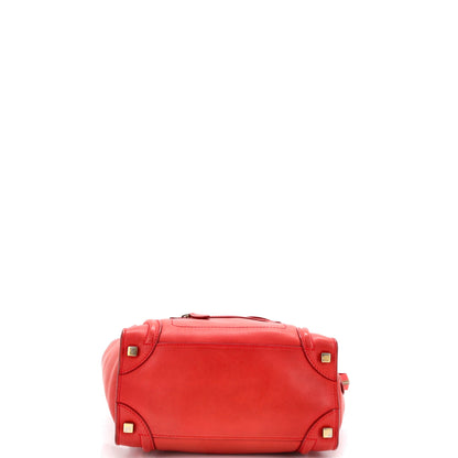 Luggage Bag Smooth Leather Micro