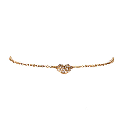 Tiffany & Co.	Elsa Peretti Bean Bracelet 18K Yellow Gold with Diamonds