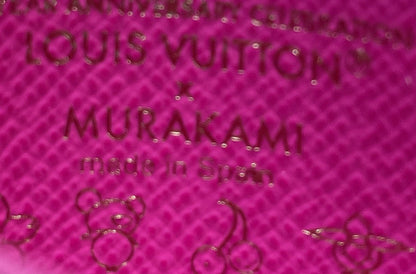 x Takashi Murakami Card Holder Monogram Multicolor with Leather