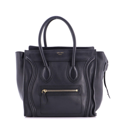 Luggage Bag Smooth Leather Micro