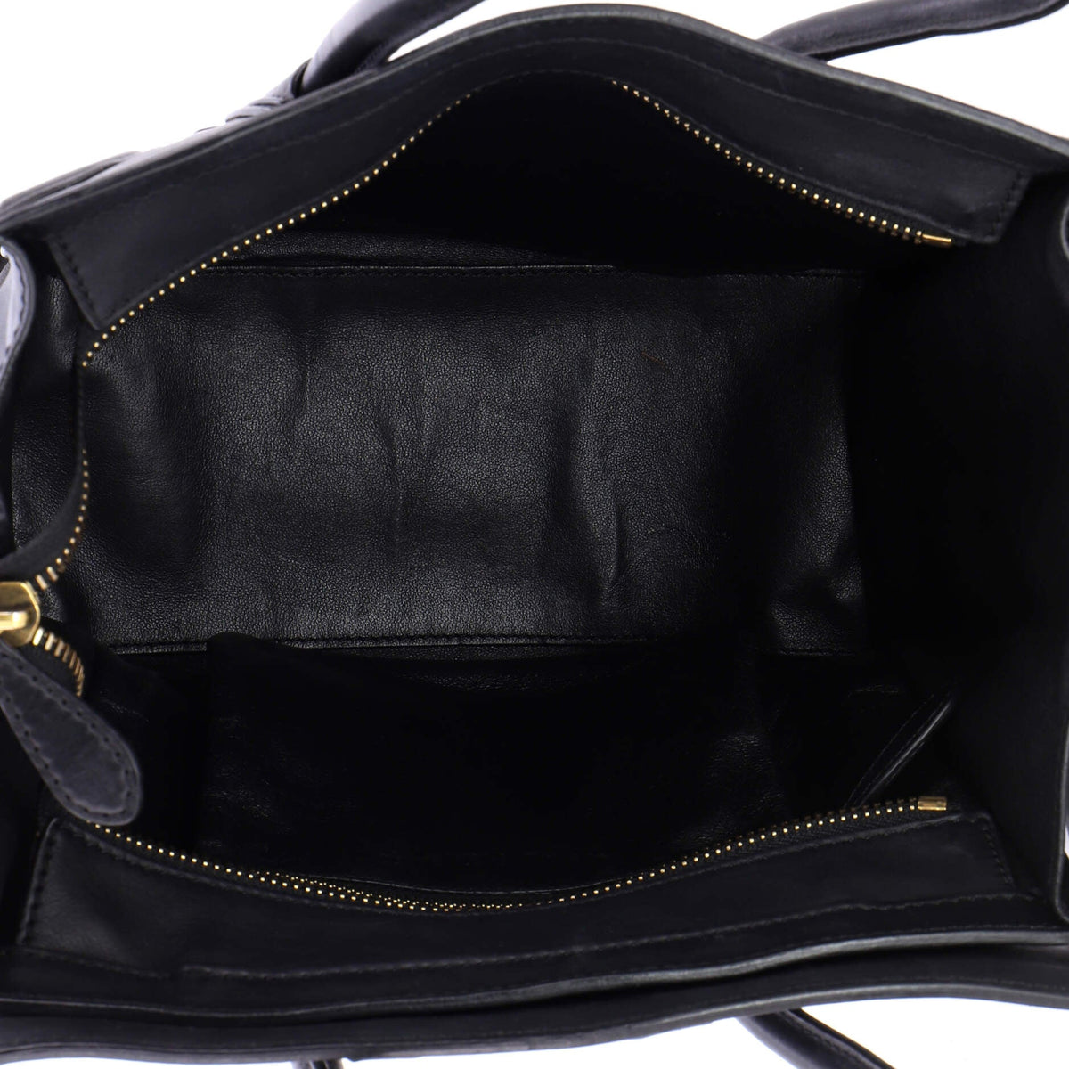 Luggage Bag Smooth Leather Micro